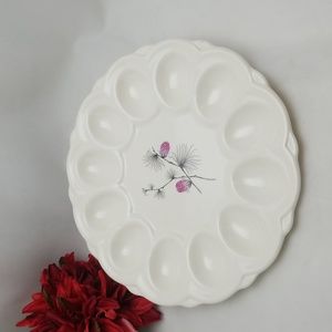 Canonsburg Wild Clover Egg Plate